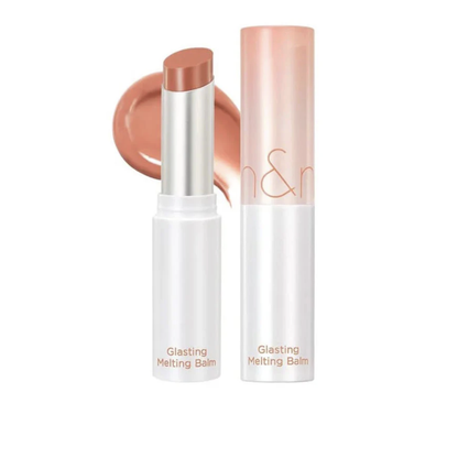 rom&nd Glasting Melting Balm 3.5g lip balm shade Coco Nude for glossy hydrated lips with a smooth melting finish