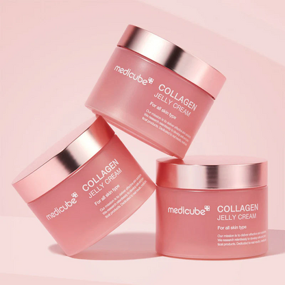 Medicube collagen gel cream 110ml designed to support elasticity with a fresh, bouncy texture