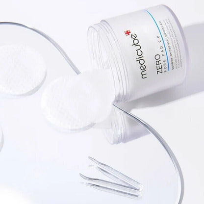 MEDICUBE Zero Pore Pad dual texture toner pads designed for gentle exfoliation and smoothing care