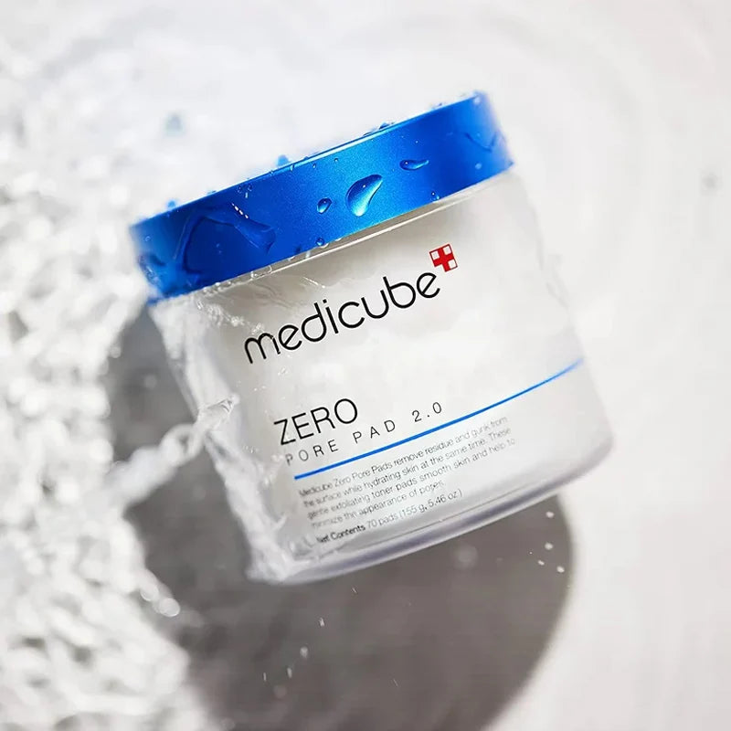 MEDICUBE Zero Pore Pad pre soaked toner pads for improving skin texture and clarifying pores