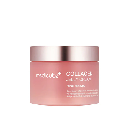 Medicube Collagen Jelly Cream 110ml lightweight gel moisturiser designed to hydrate and support skin elasticity