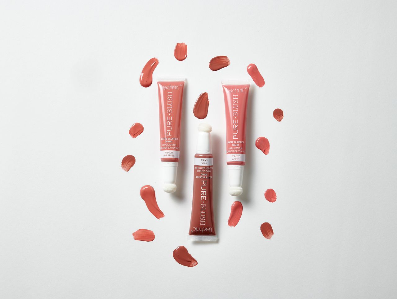 Technic Pure Blush Wand 12ml for soft flushed cheeks with lightweight texture and seamless finish