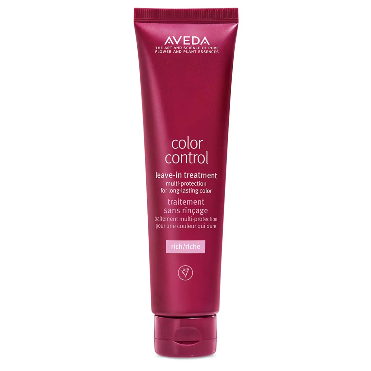 Aveda Color Control leave-in treatment tube on a white background
