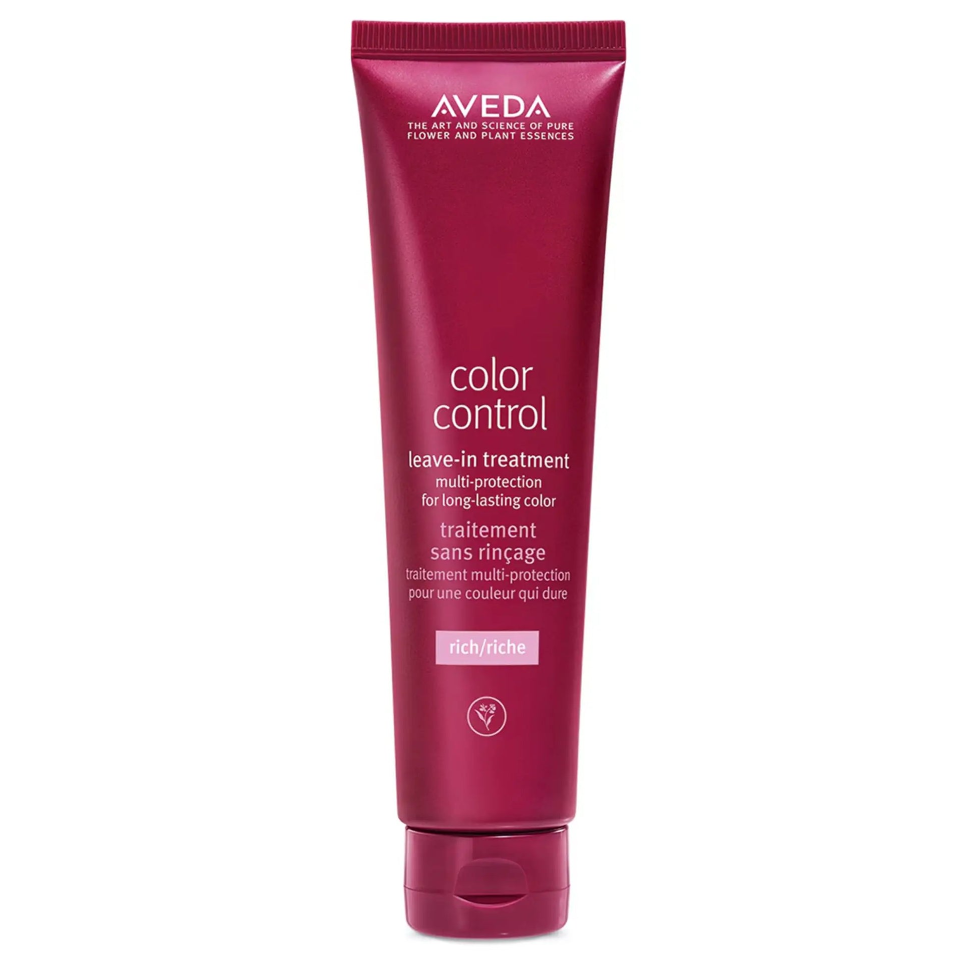 Aveda Color Control leave-in treatment tube on a white background