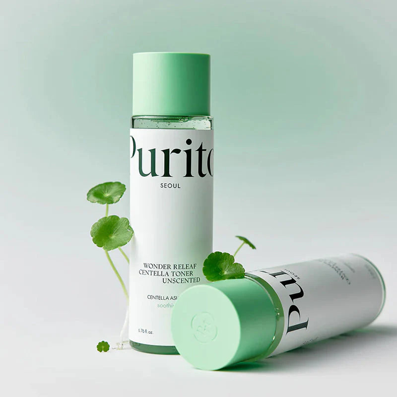 Purito centella toner 200ml delivering gentle moisture for sensitive and reactive skin