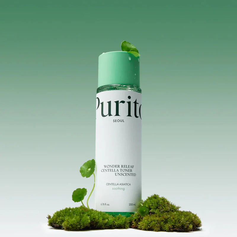 Purito unscented toner 200ml designed to maintain skin balance with a lightweight, breathable texture