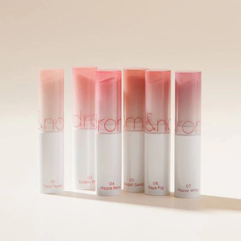 rom&nd Glasting Melting Balm 3.5g for sheer colour with a soft glossy shine