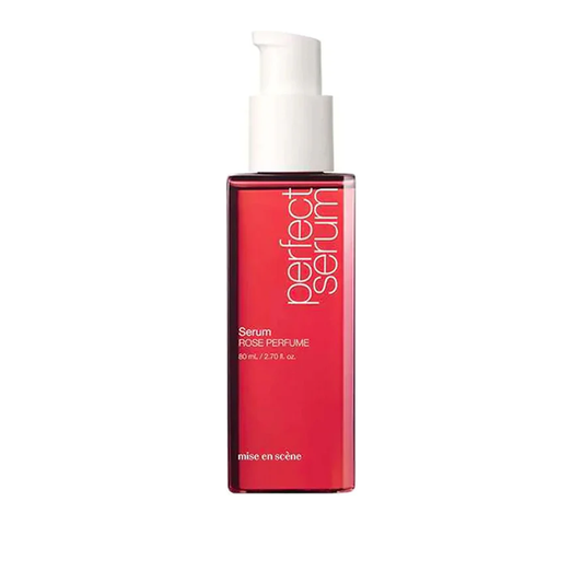 MISE EN SCENE Perfect Serum Rose 80ml hair serum for smooth glossy hair with a soft floral finish