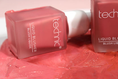 Technic Liquid Blush 15ml liquid blush displayed with packaging highlighting smooth blendable formula and natural radiant finish