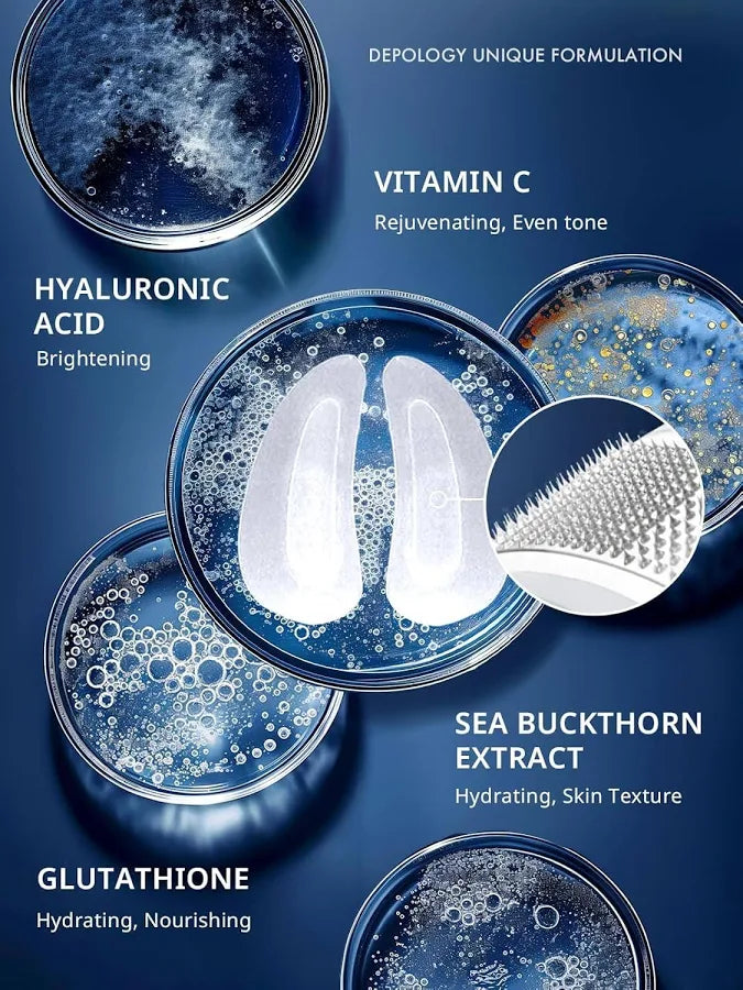 Depology Deepcare Plus Serum Infused Micro Dart Patches for refined smoother skin with targeted treatment effect