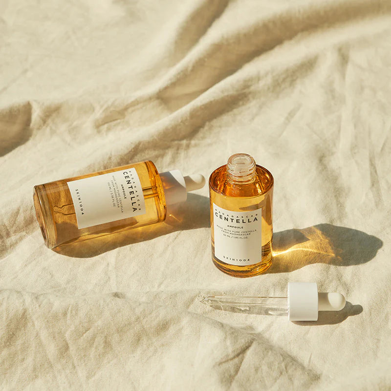 SKIN1004 Madagascar Centella Ampoule 100ml with a weightless texture for a fresh and balanced skin feel