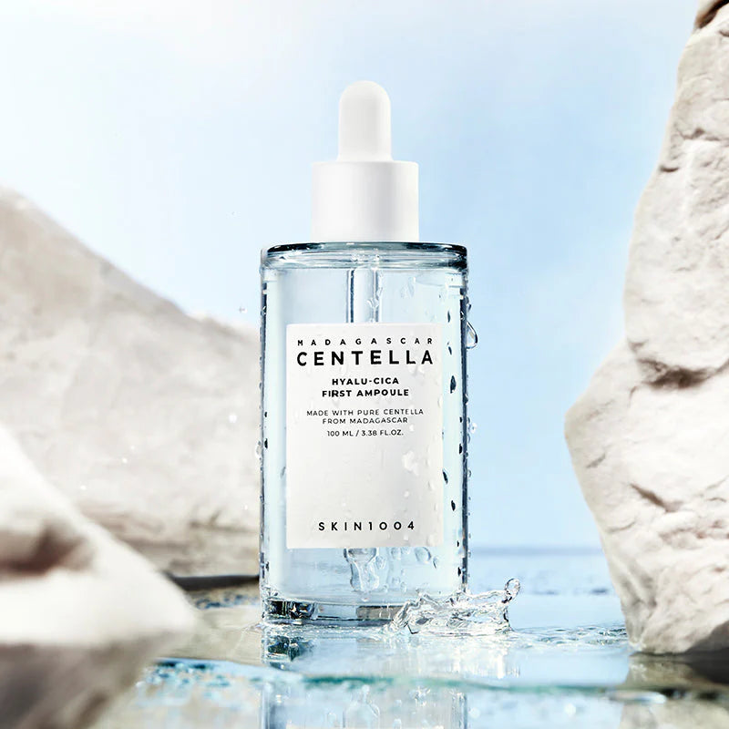 SKIN1004 Madagascar Centella Hyalu Cica First Ampoule 100ml for refreshed skin with a smooth hydrated base
