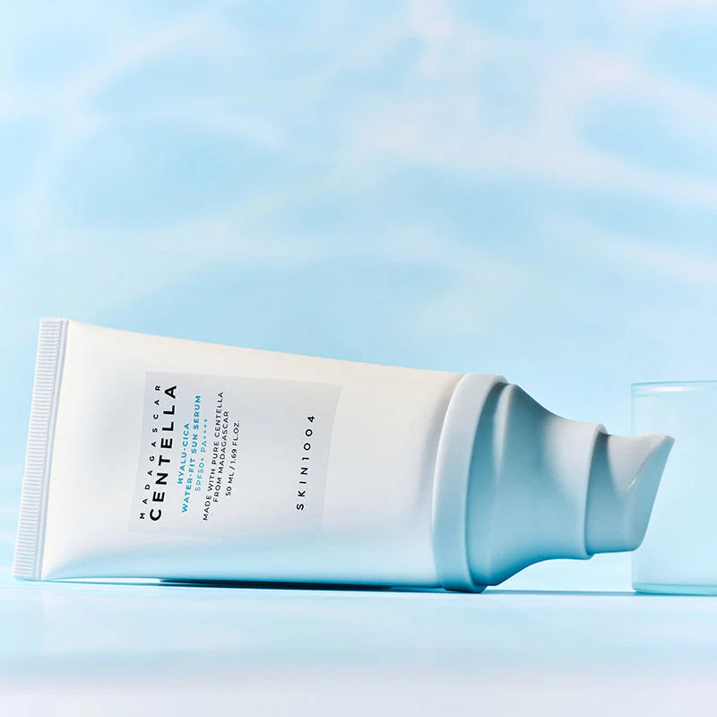 SKIN1004 Madagascar Centella Hyalu Cica Water Fit Sun Serum 100ml for protected hydrated skin with lightweight non greasy finish
