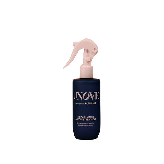 UNOVE No Wash Water Ampoule Treatment 200ml leave in treatment for smooth hydrated hair with a lightweight finish